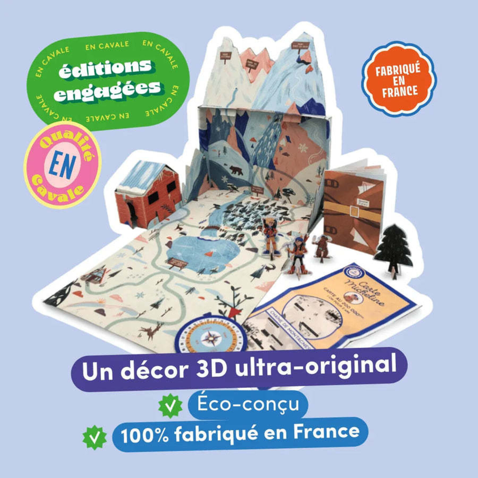 Editions en cavale Editions en cavale - le calendrier de l'Avent'Ure - en haute montagne