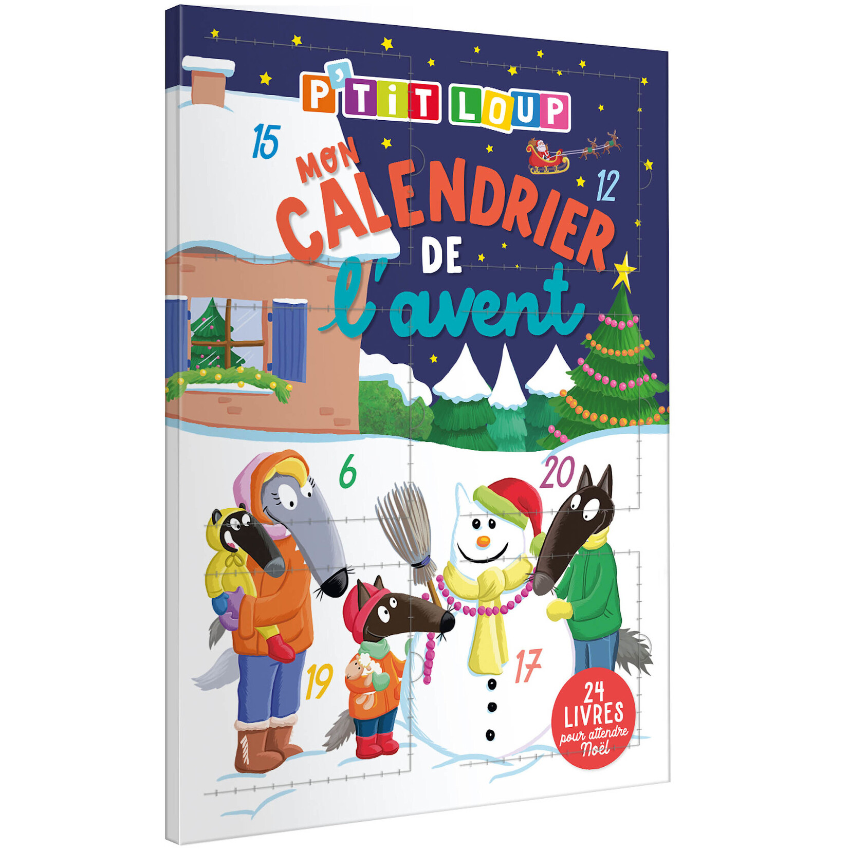 Auzou P'tit loup - mon calendrier de l'avent 2025