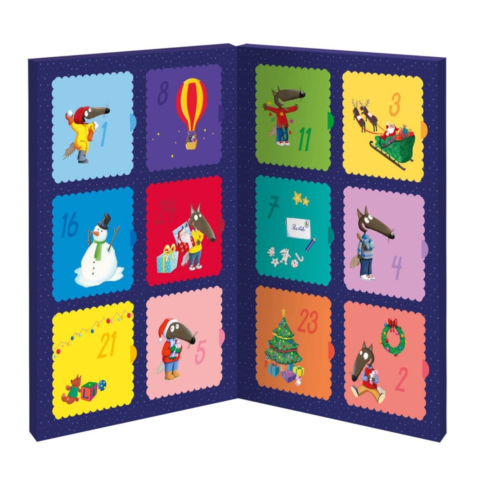 Auzou P'tit loup - mon calendrier de l'avent 2025