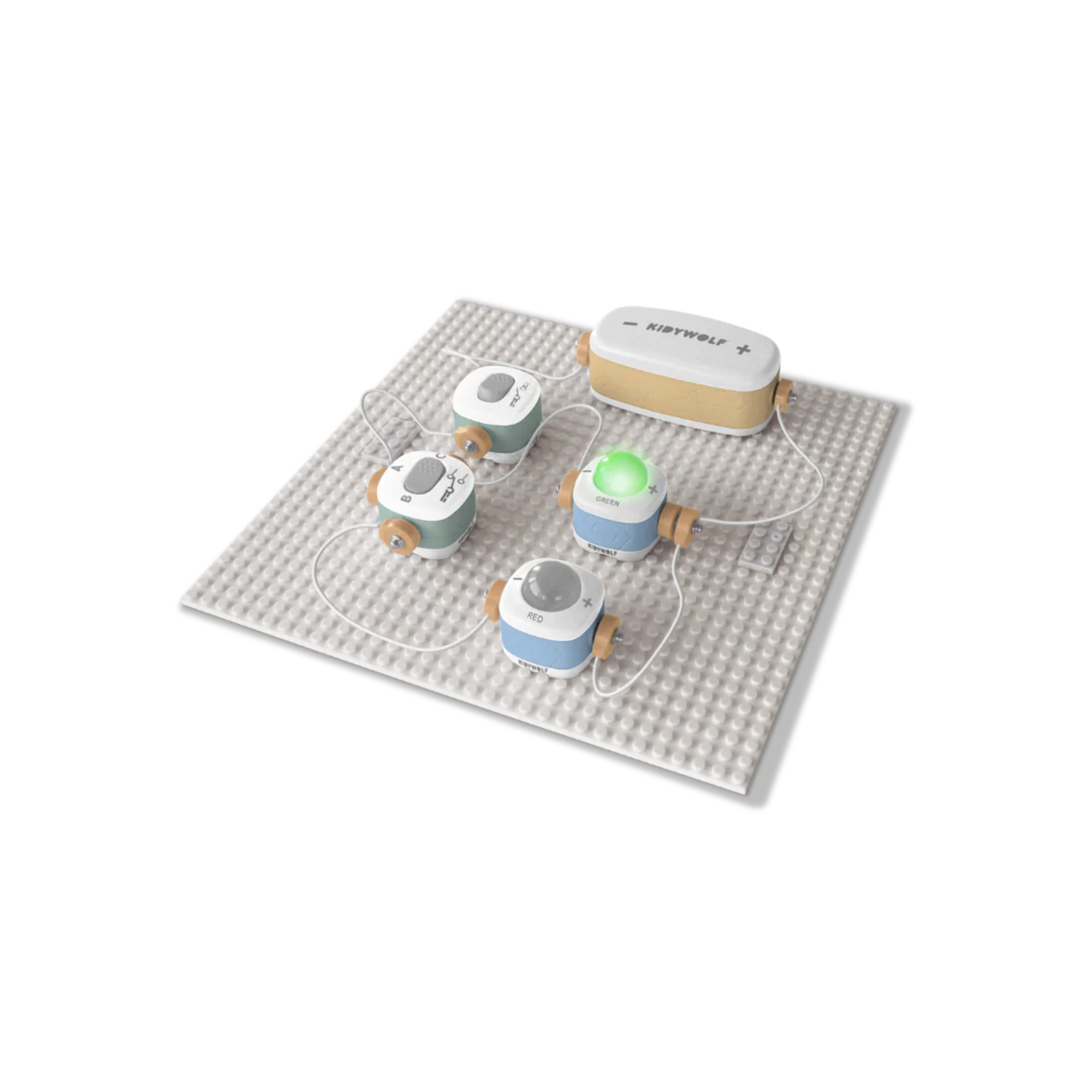 Kidywolf Kidywolf – Kidyelec - starter - mon premier kit d'électricité - 11 pcs