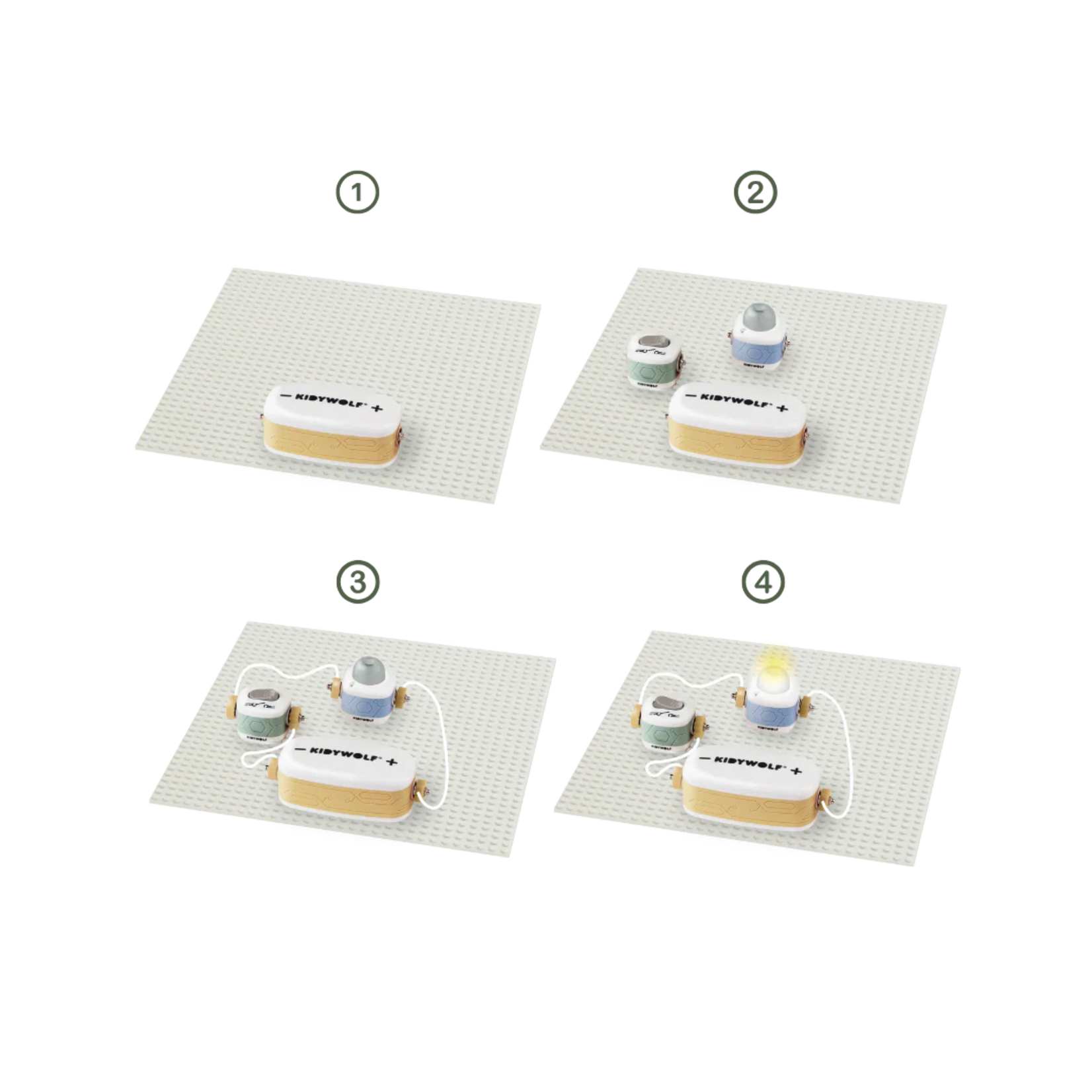 Kidywolf Kidywolf – Kidyelec - expert - mon premier kit d'électricité - 18 pcs