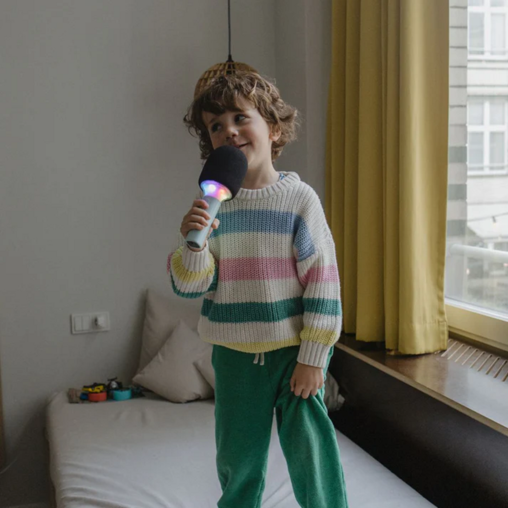 Kidywolf Kidywolf - Kidymic - micro karaoké avec lampe - vert