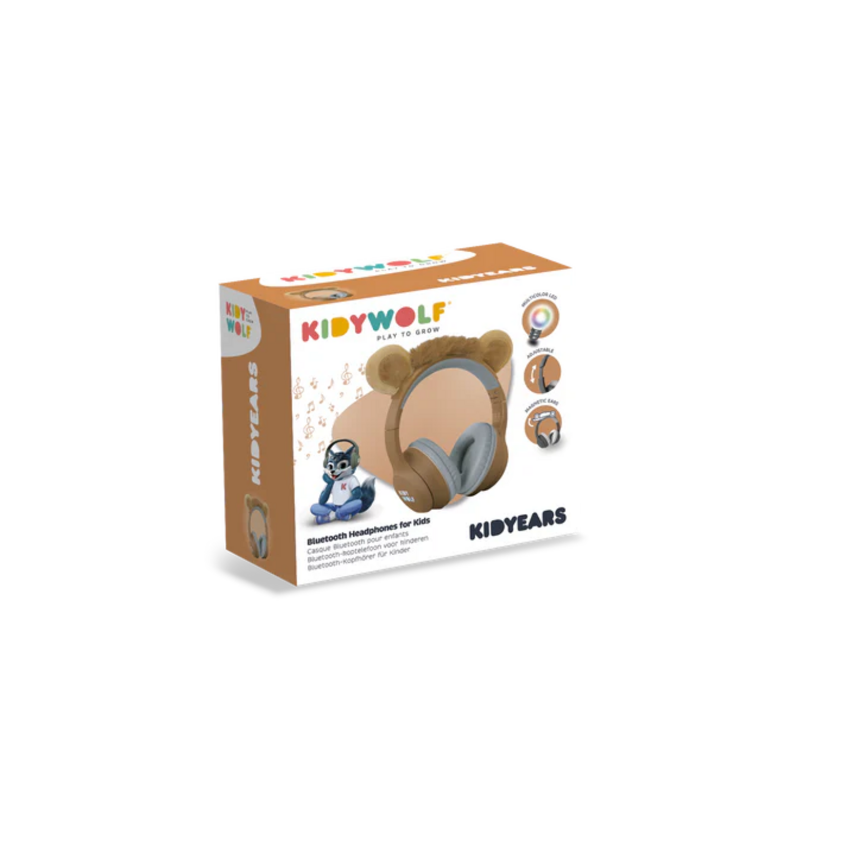 Kidywolf Kidywolf – kidyears - casque audio bluetooth - lion