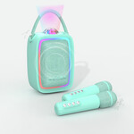 MOB MOB – enceinte / karaoké lumineuse - singy party - turquoise