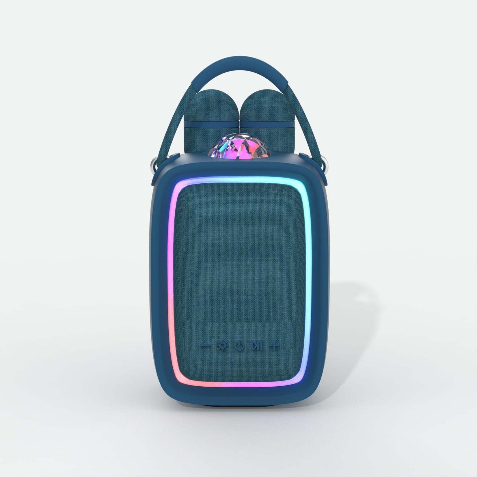 MOB MOB – enceinte / karaoké lumineuse - singy party - dark blue