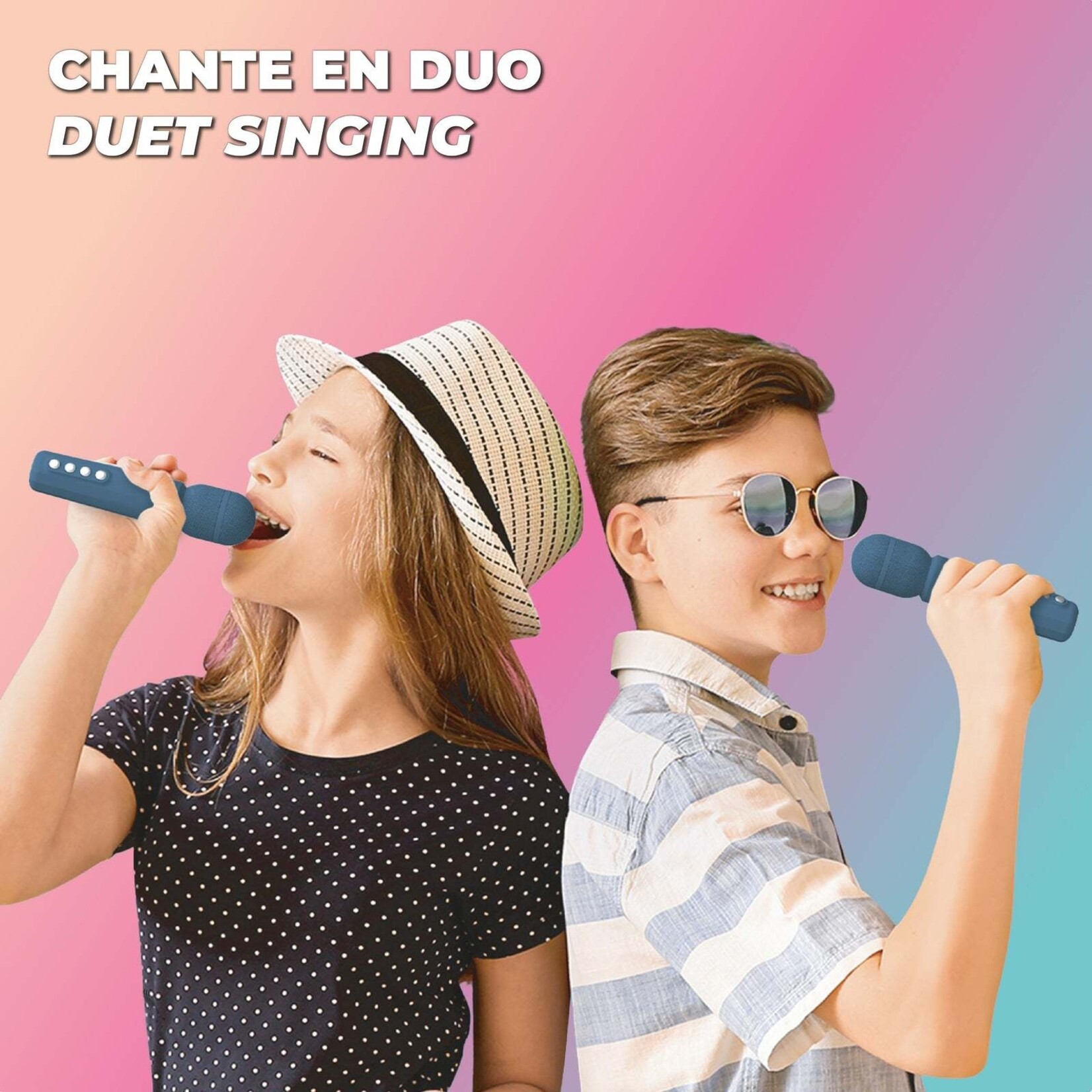 MOB MOB – enceinte / karaoké lumineuse - singy party - dark blue