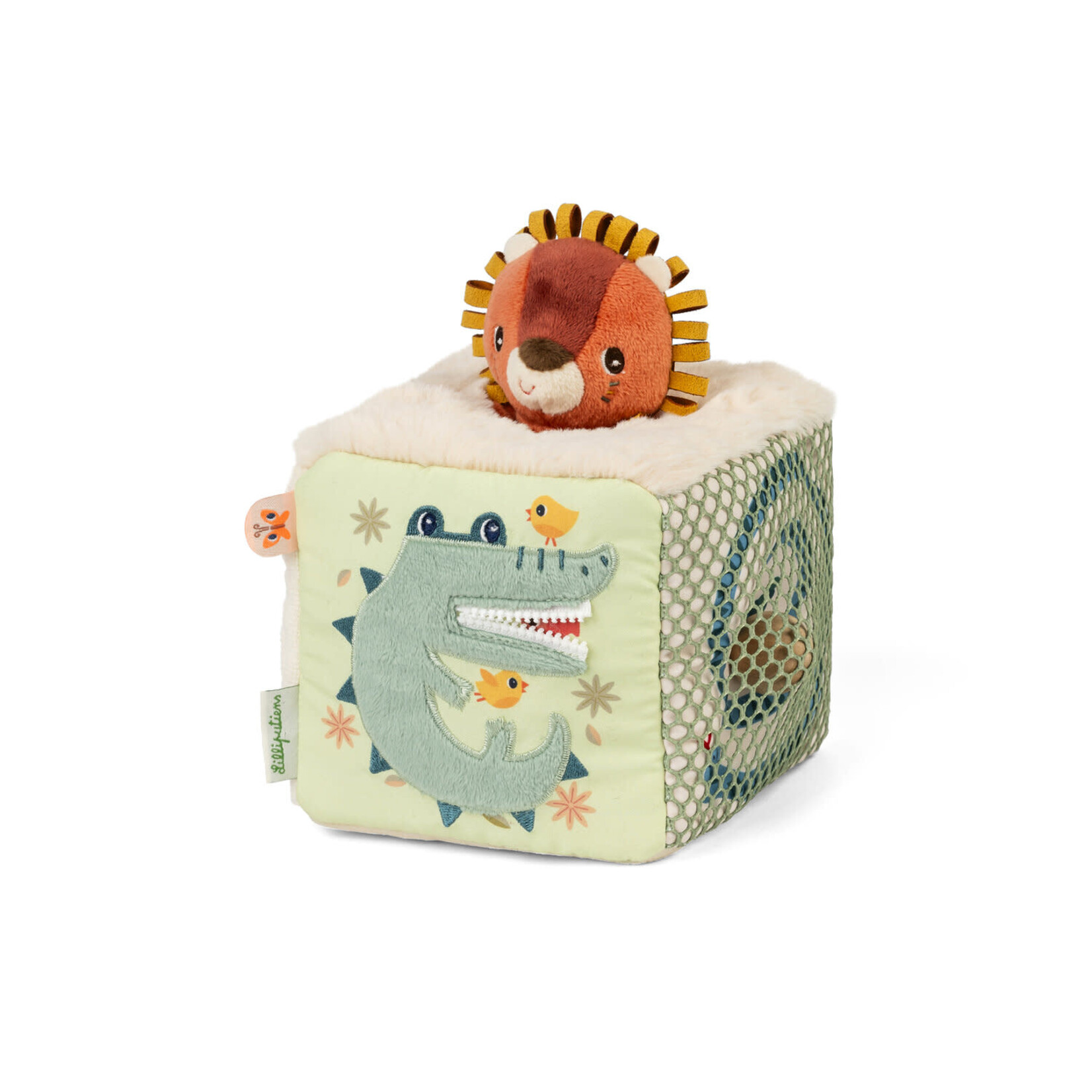 Lilliputiens Lilliputiens - cube sonore d'activités Jack le lion
