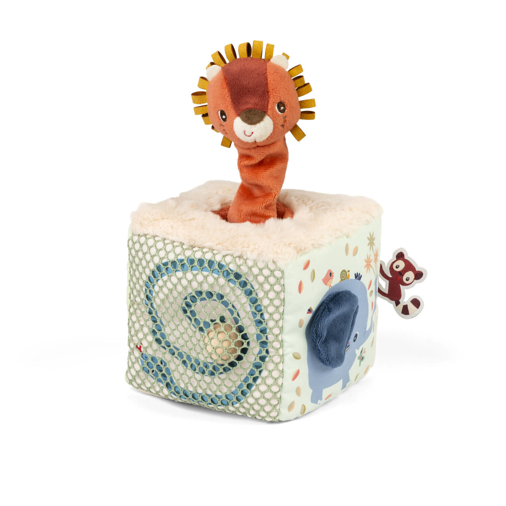 Lilliputiens Lilliputiens - cube sonore d'activités Jack le lion