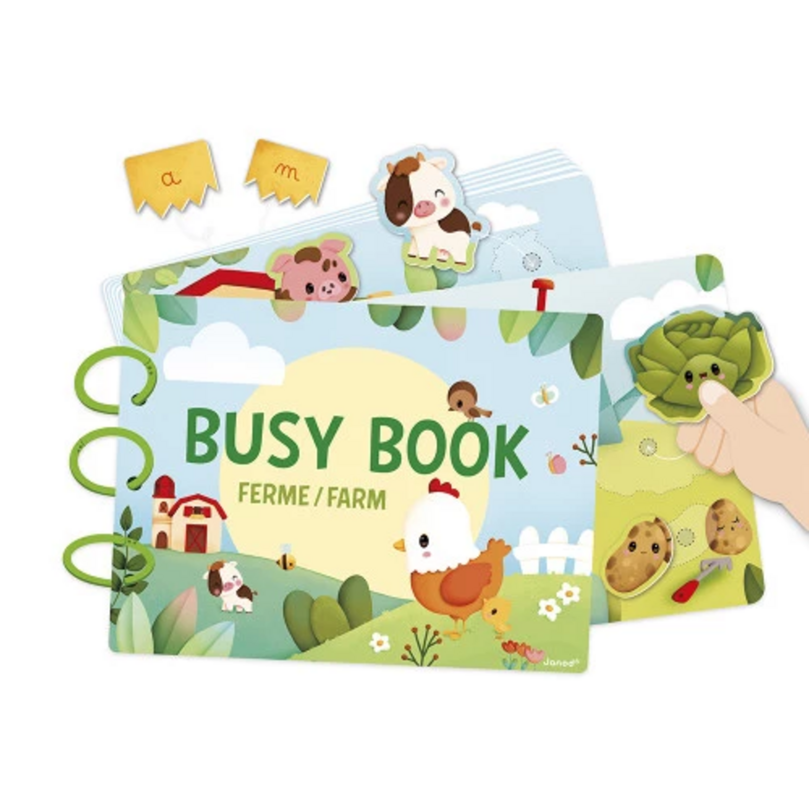 Janod Janod – ferme – busy book