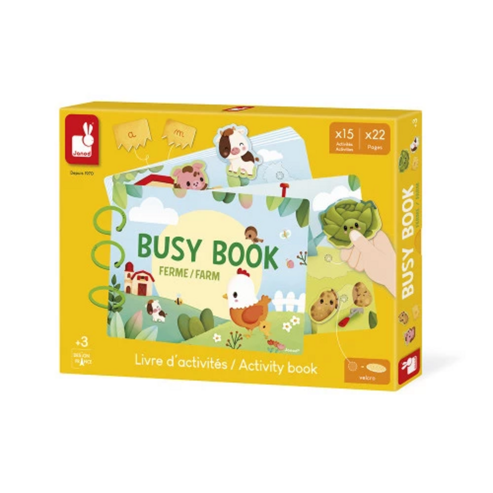 Janod Janod – ferme – busy book