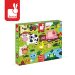 Janod Janod - puzzle tactile - ferme - 20 pièces