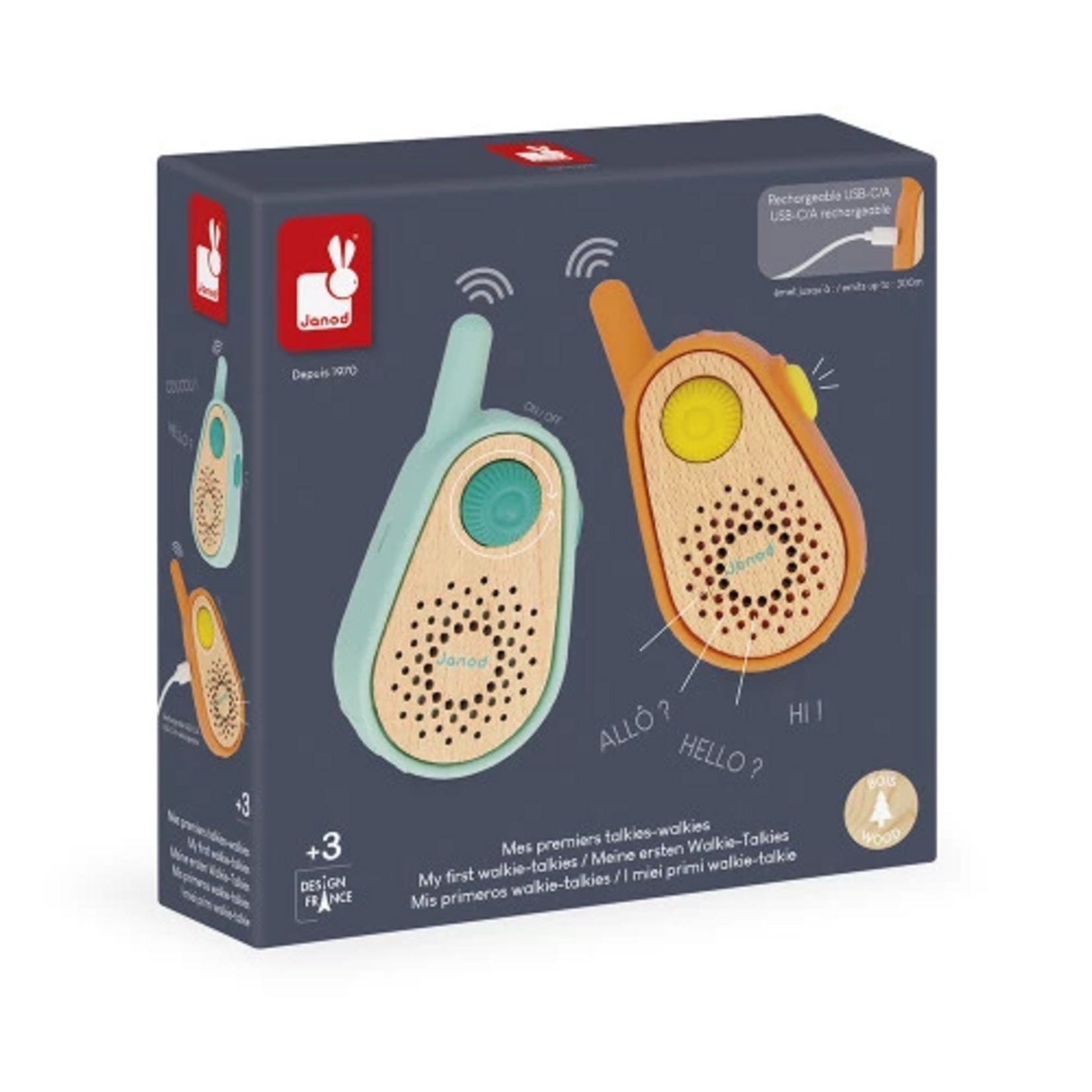 Janod Janod - happy garden - lot de 2 talkies