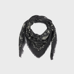 Billybelt Billybelt - foulard femme laine - Louise - gris anthracite