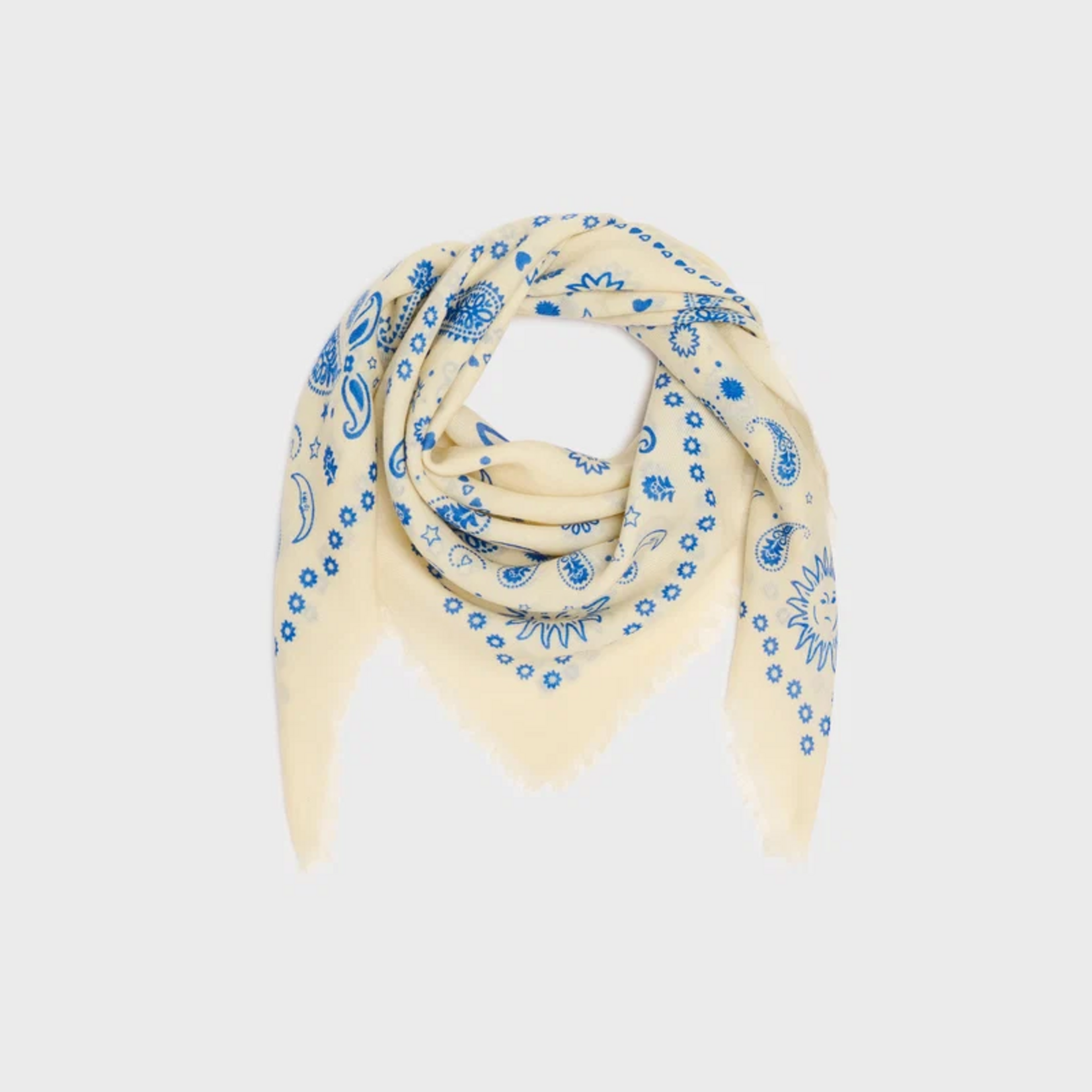 Billybelt Billybelt - foulard femme laine - Louise - ivoire