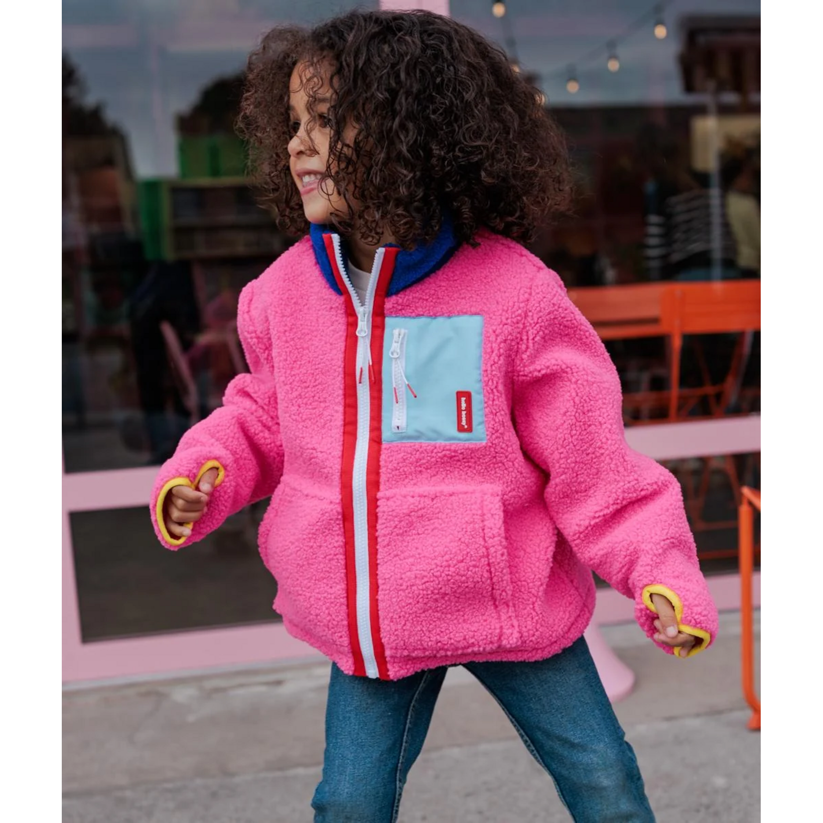 Hello Hossy Hello Hossy – veste polaire – fuchsia