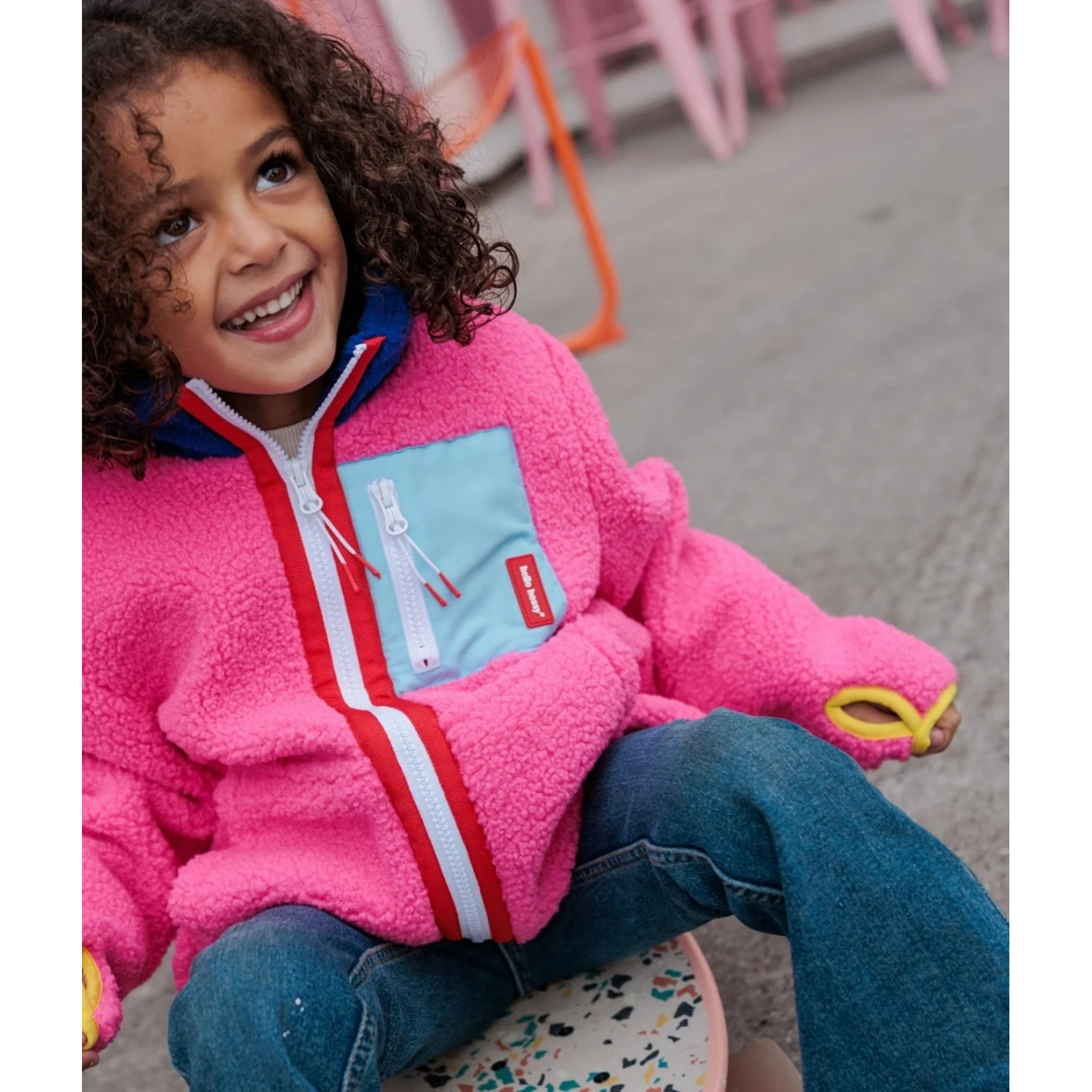 Hello Hossy Hello Hossy – veste polaire – fuchsia