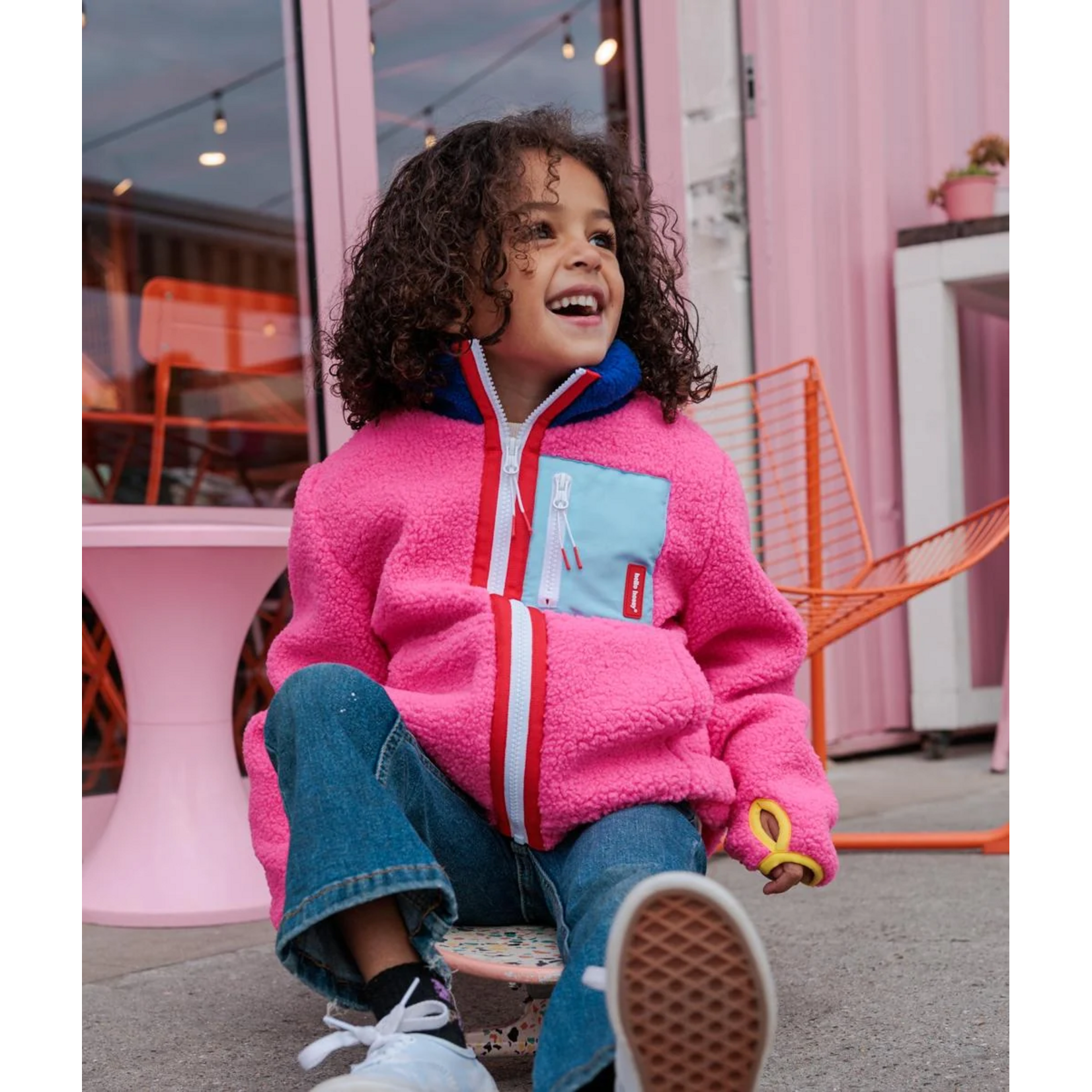 Hello Hossy Hello Hossy – veste polaire – fuchsia