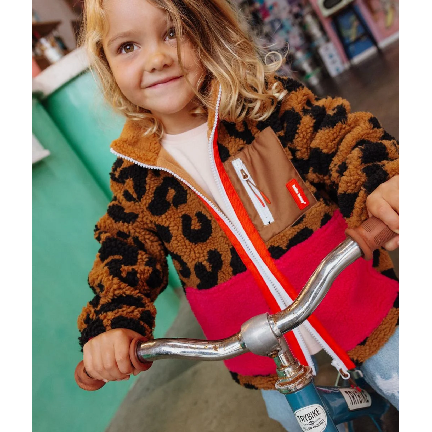 Hello Hossy Hello Hossy – veste polaire – léopard