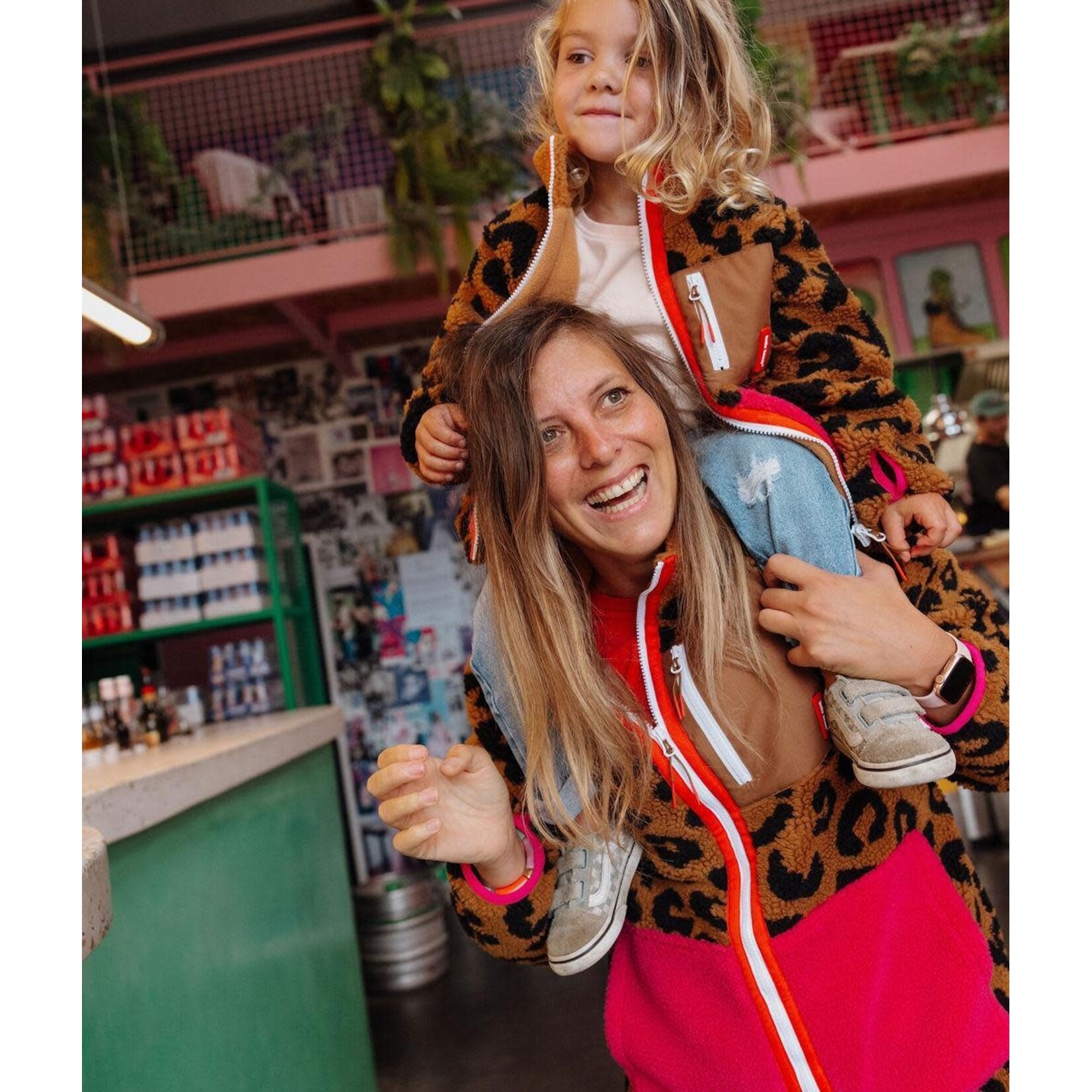 Hello Hossy Hello Hossy – veste polaire – léopard