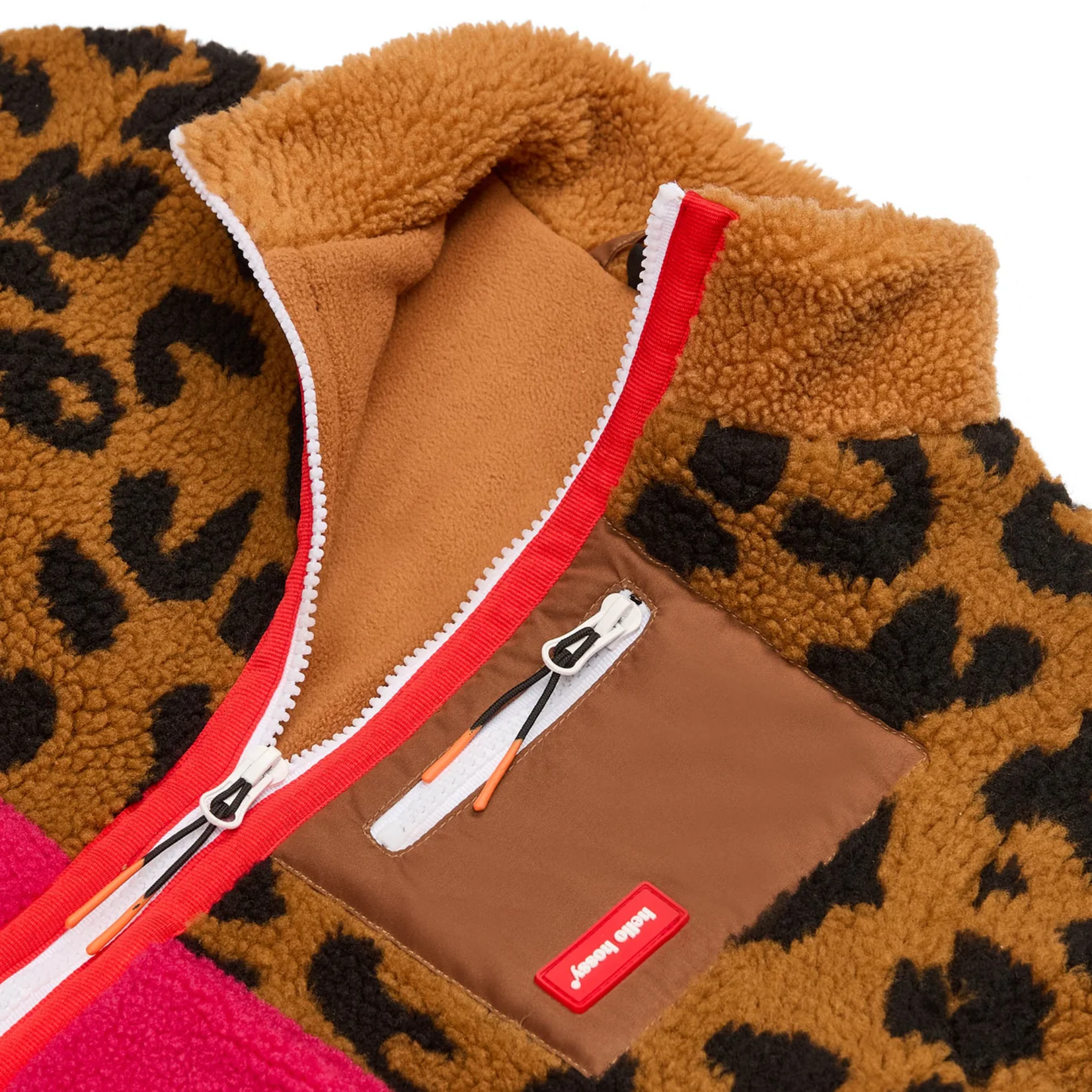 Hello Hossy Hello Hossy – veste polaire – léopard