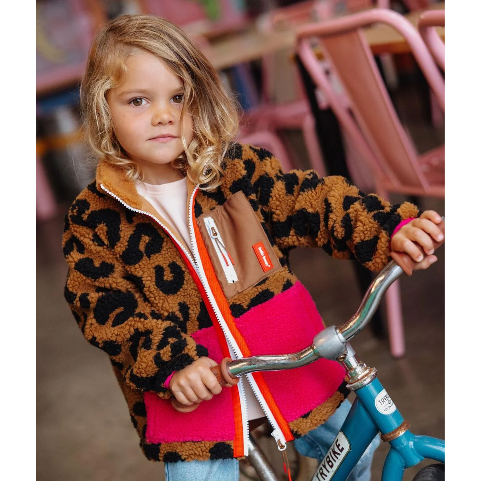 Hello Hossy Hello Hossy – veste polaire – léopard