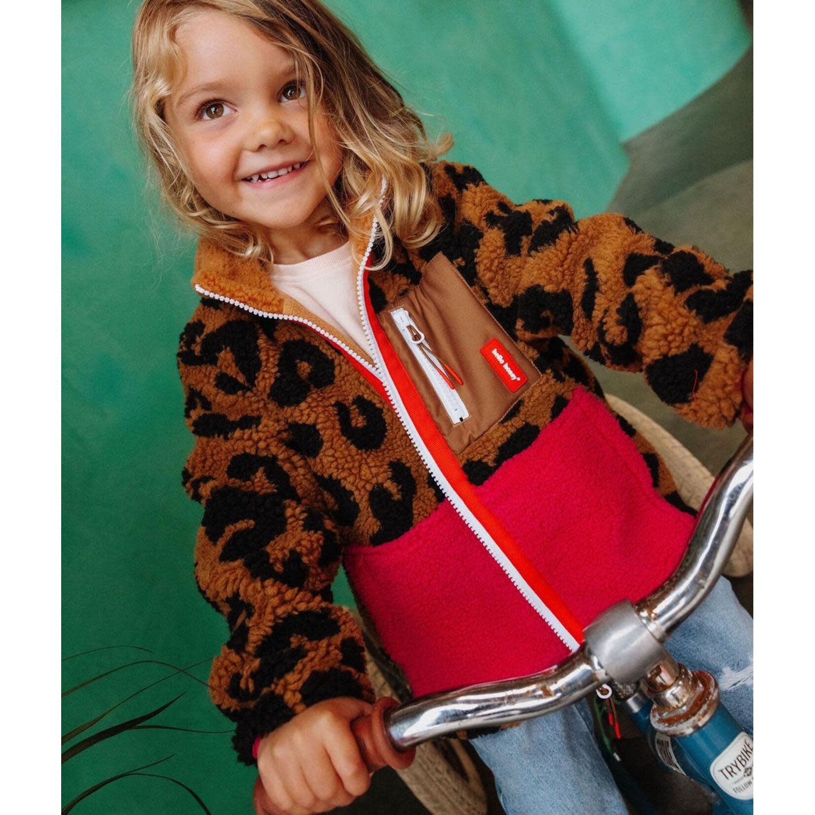 Hello Hossy Hello Hossy – veste polaire – léopard