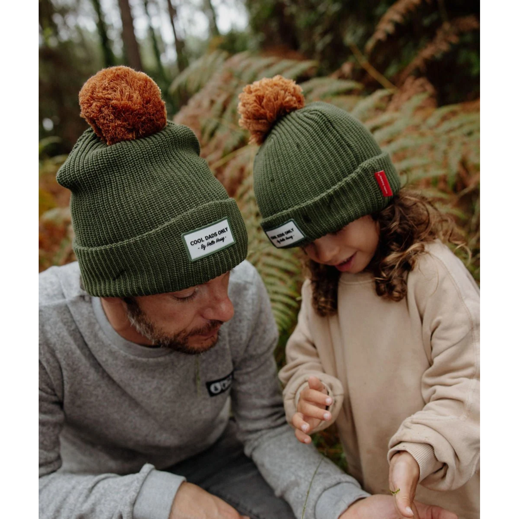 Hello Hossy Hello Hossy – bonnet – color block - forest
