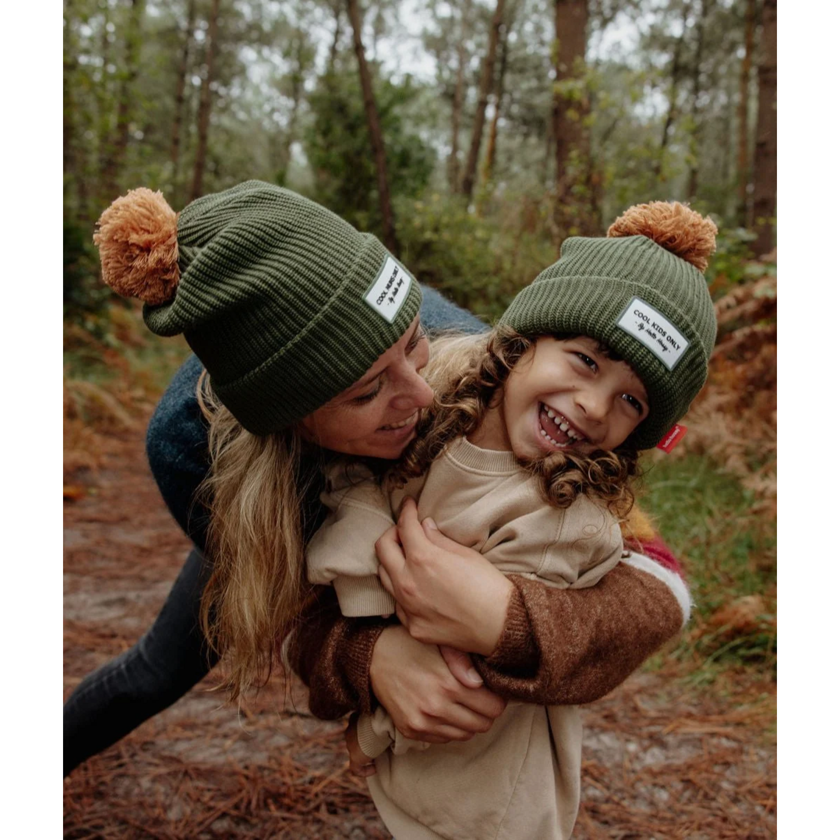 Hello Hossy Hello Hossy – bonnet – color block - forest
