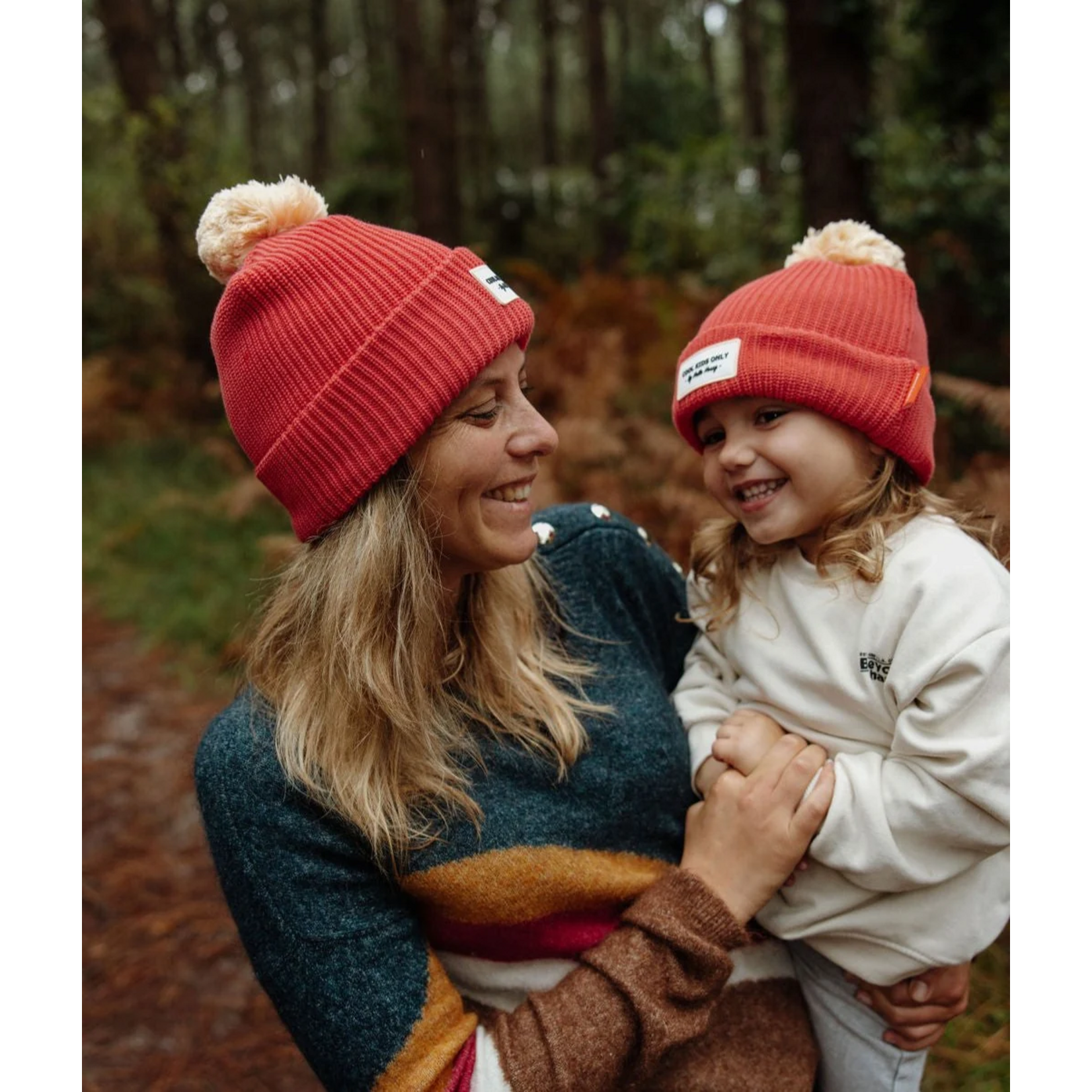Hello Hossy Hello Hossy – bonnet – color block - framboise