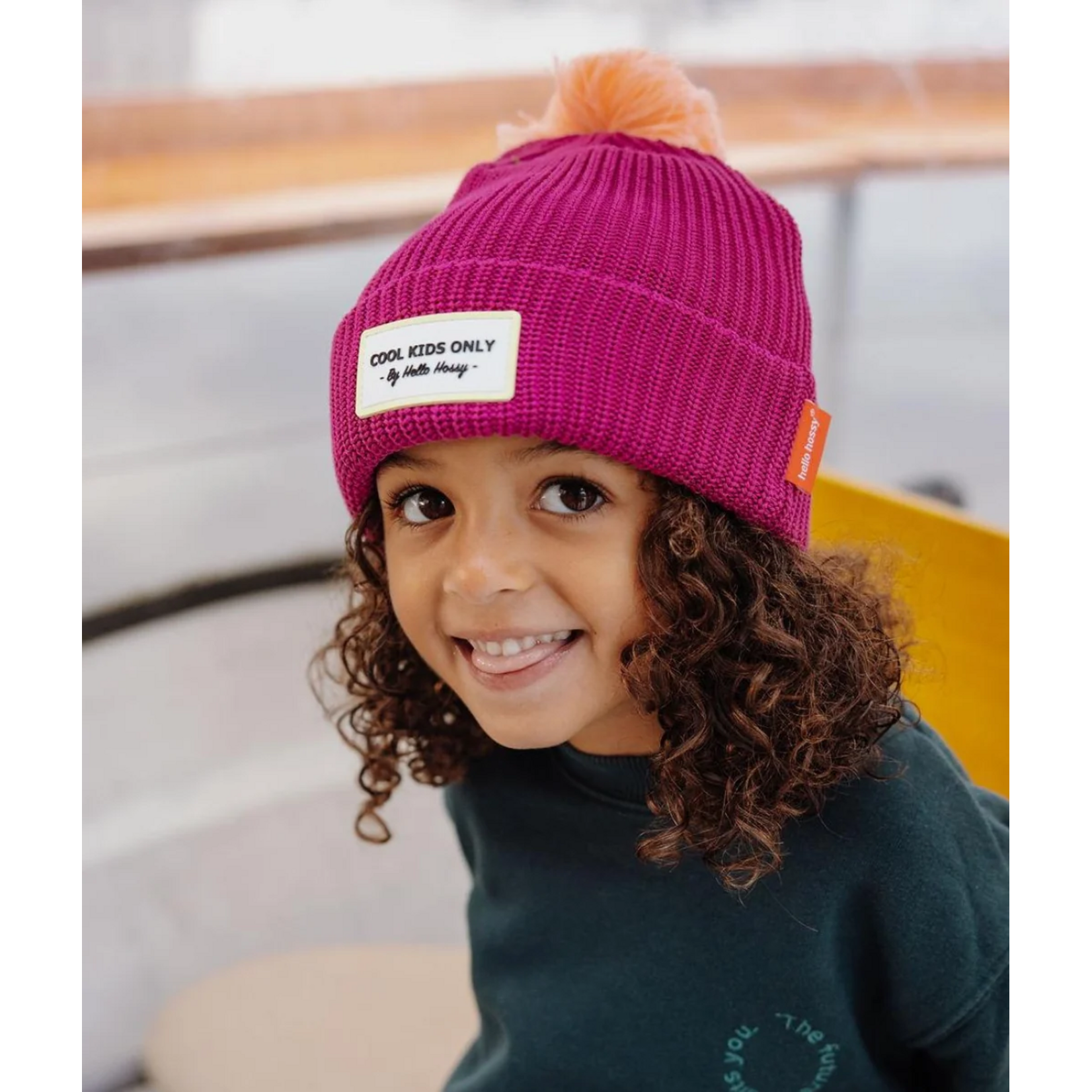 Hello Hossy Hello Hossy – bonnet – color block - purple