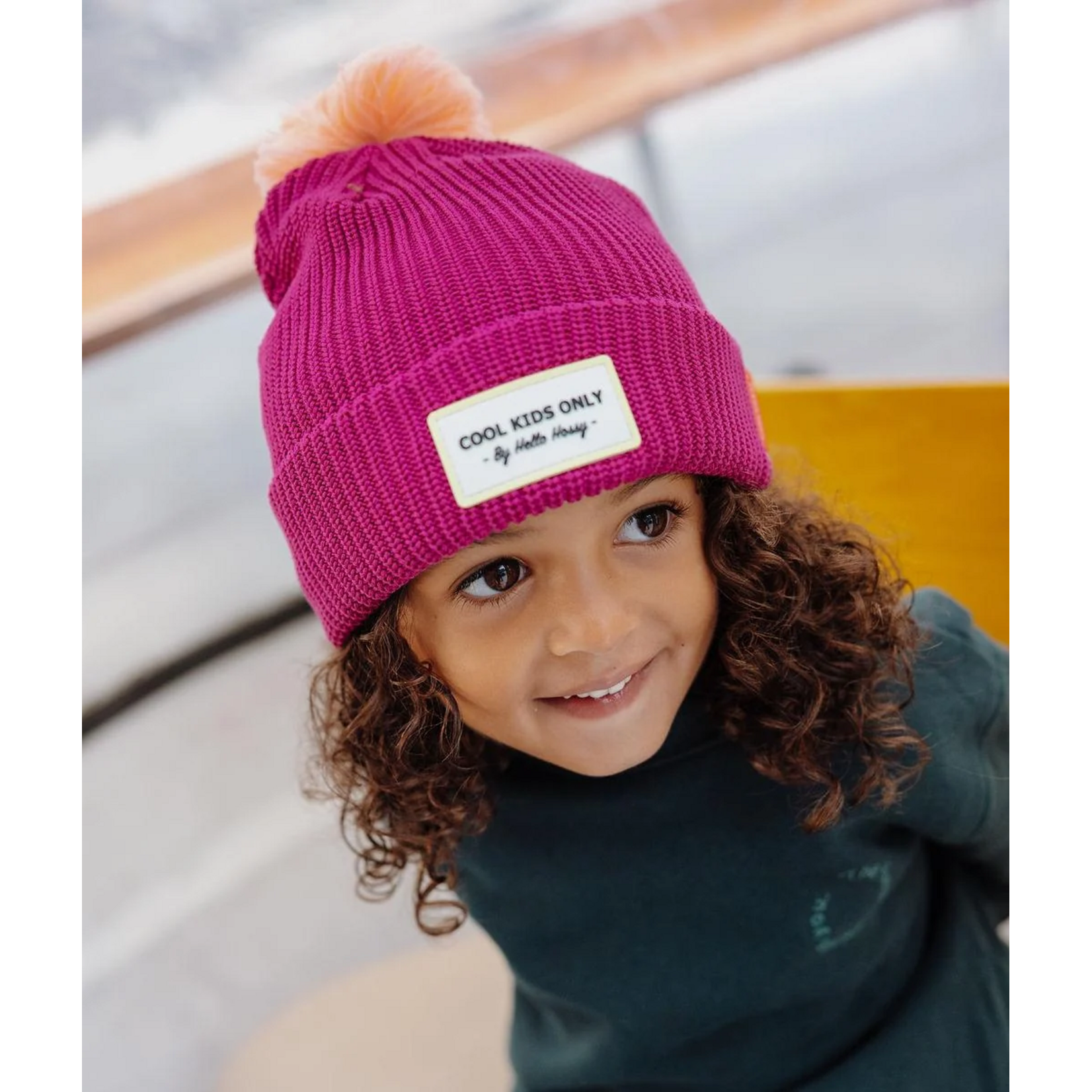 Hello Hossy Hello Hossy – bonnet – color block - purple