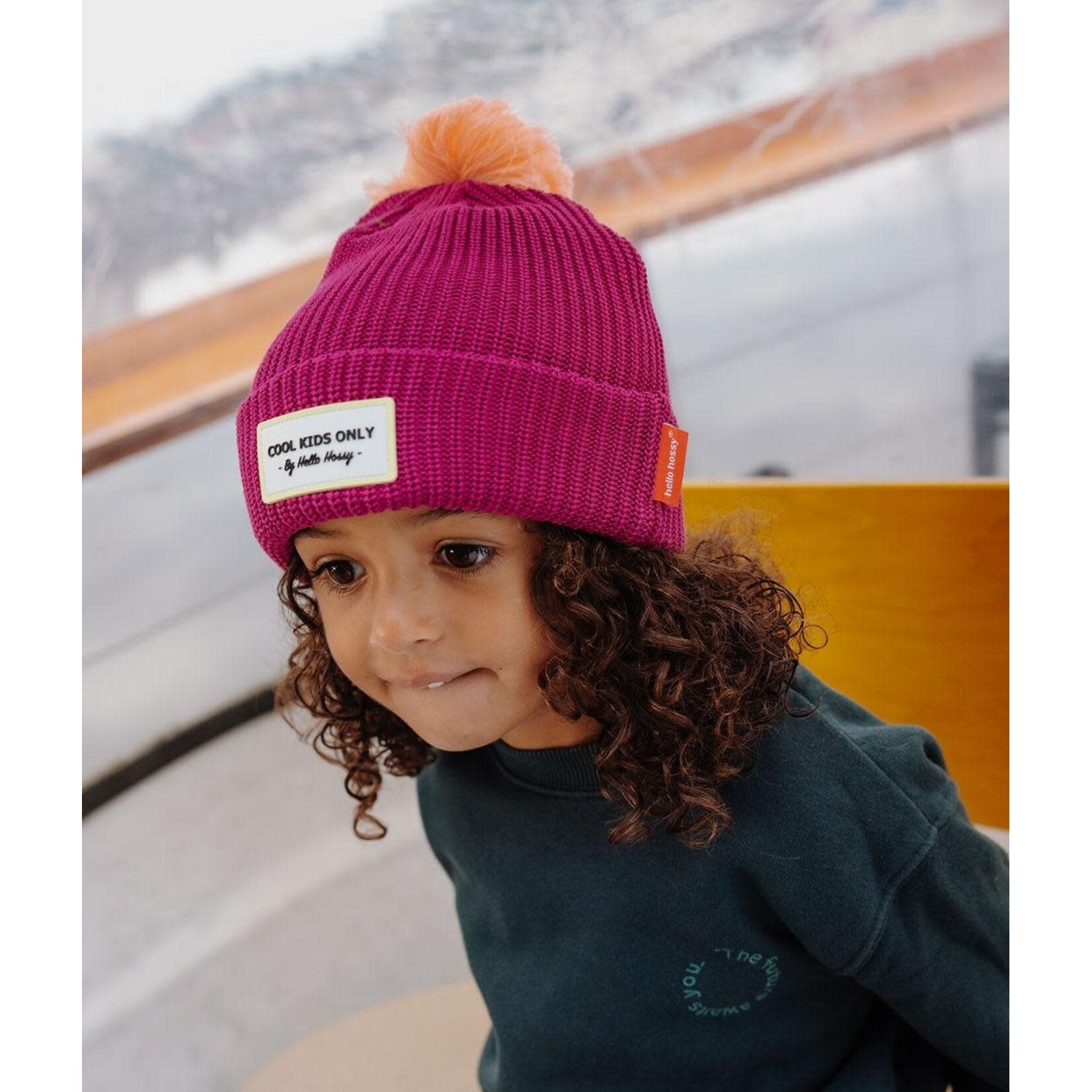 Hello Hossy Hello Hossy – bonnet – color block - purple