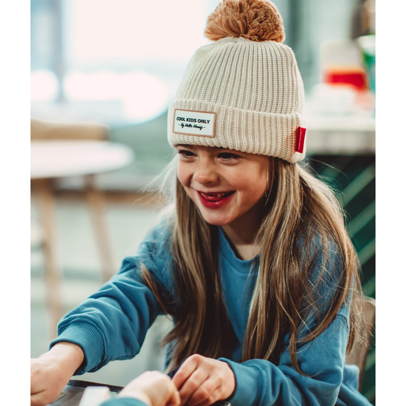 Hello Hossy Hello Hossy – bonnet – color block - Sandy