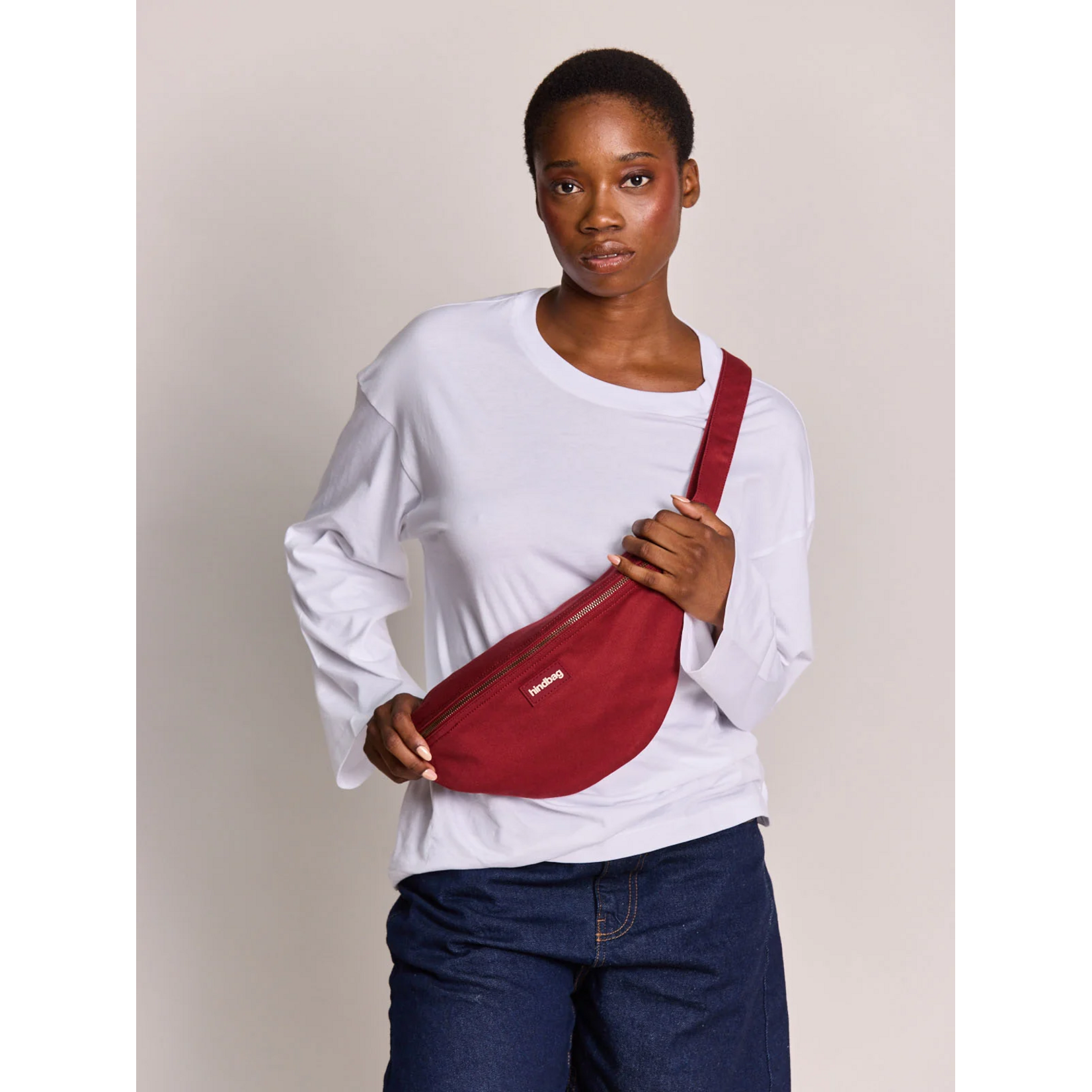 Hindbag Hindbag - sac banane Sasha L - bordeaux