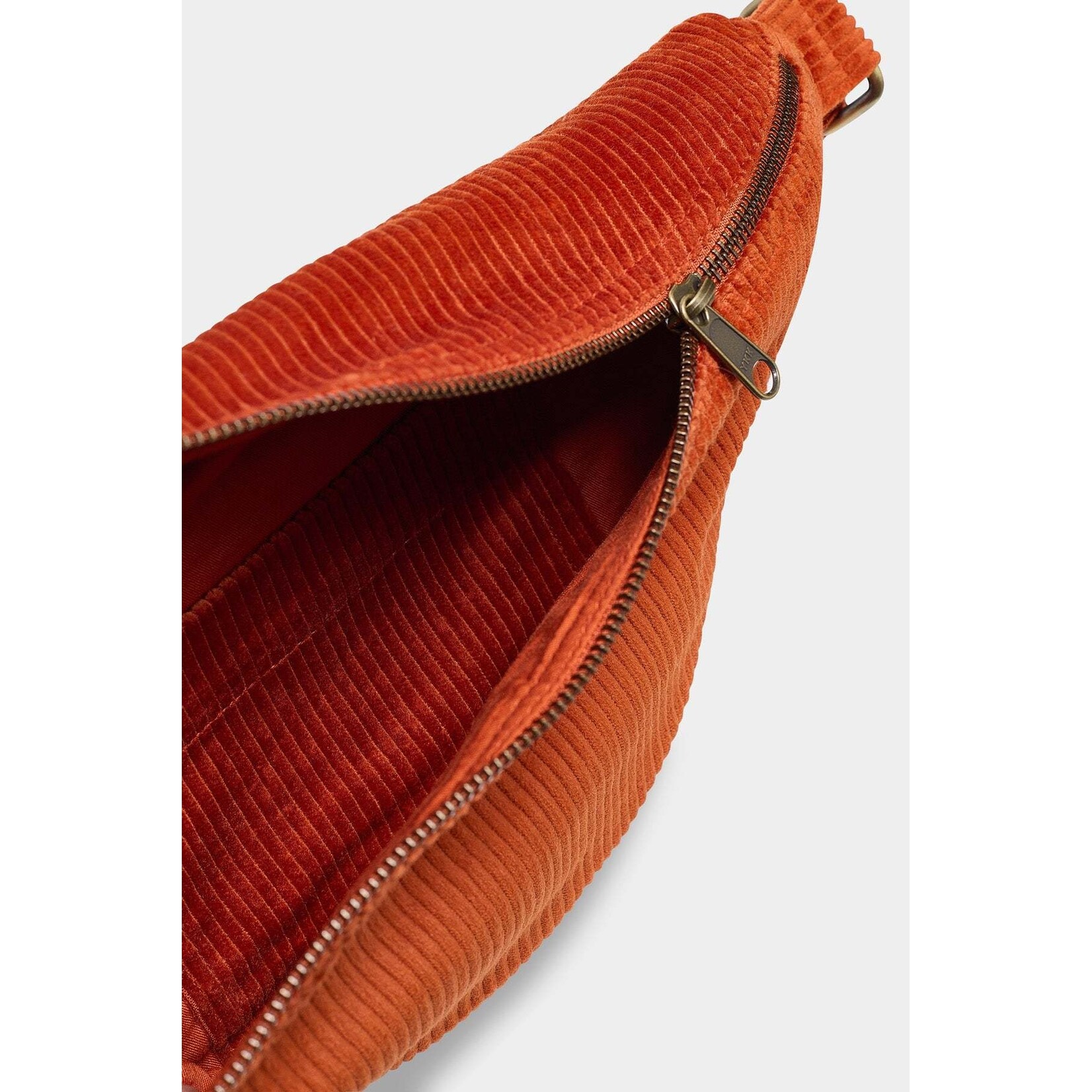 Hindbag Hindbag - sac banane Sasha L - velours brique