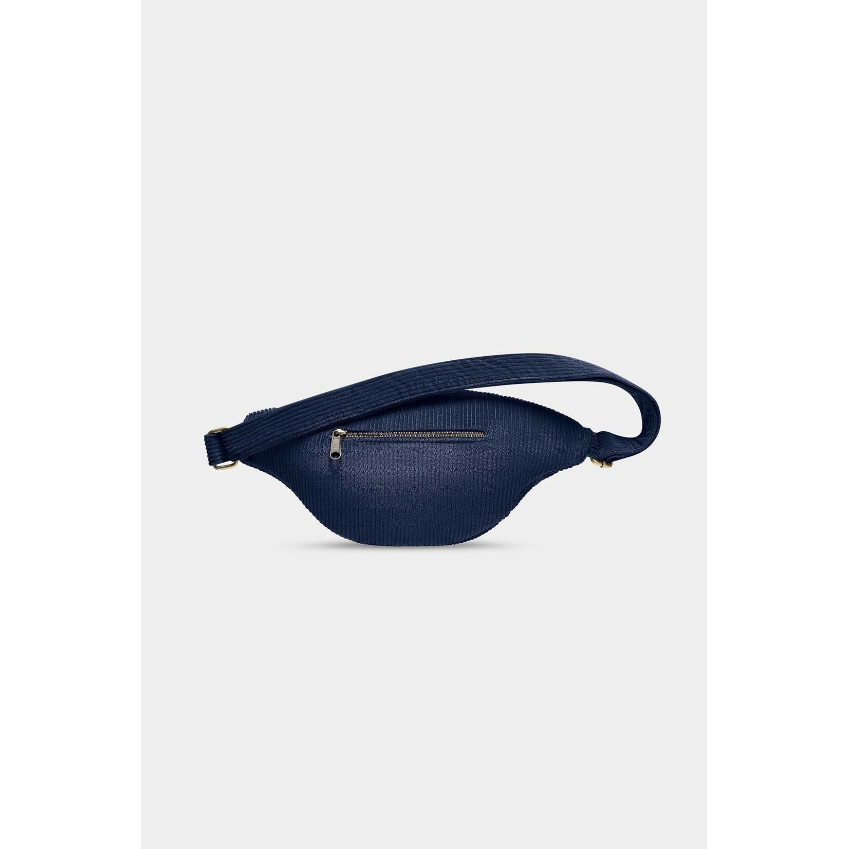 Hindbag Hindbag - sac banane Sasha L - velours marine