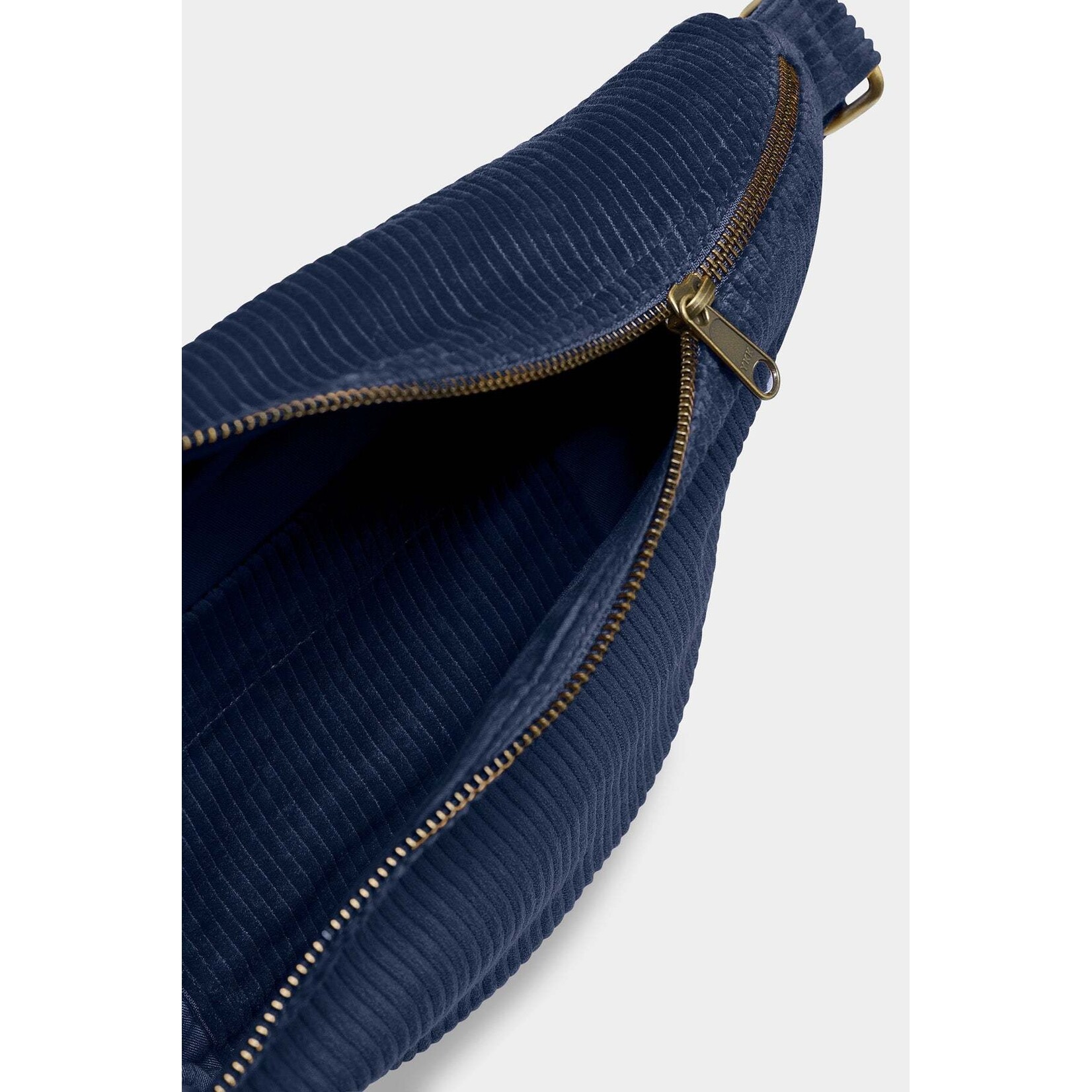 Hindbag Hindbag - sac banane Sasha L - velours marine