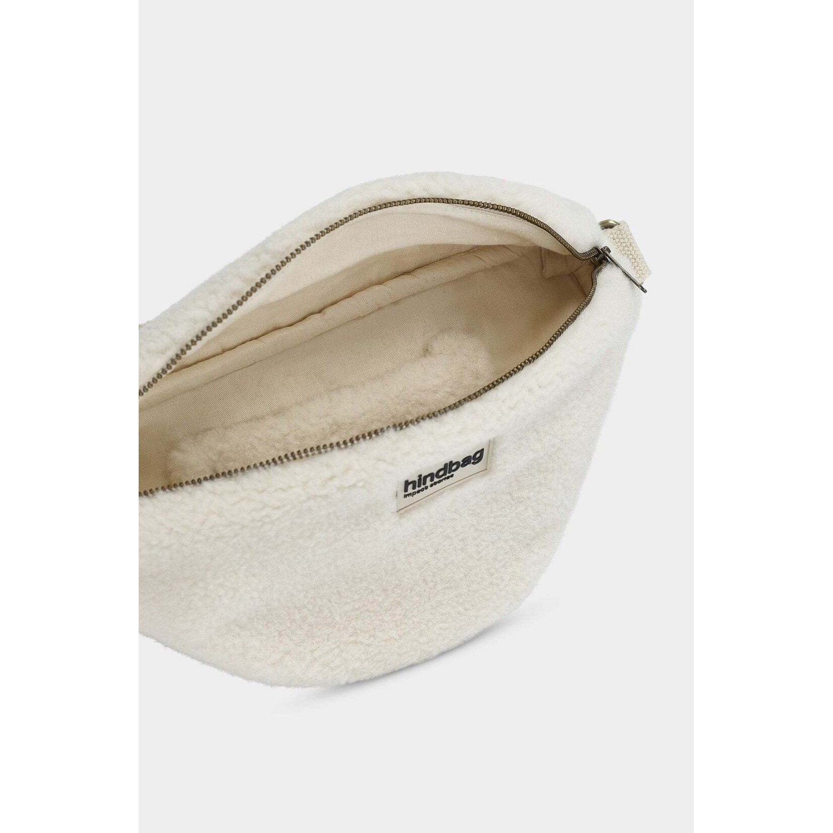 Hindbag Hindbag - sac banane Sasha L - teddy beige