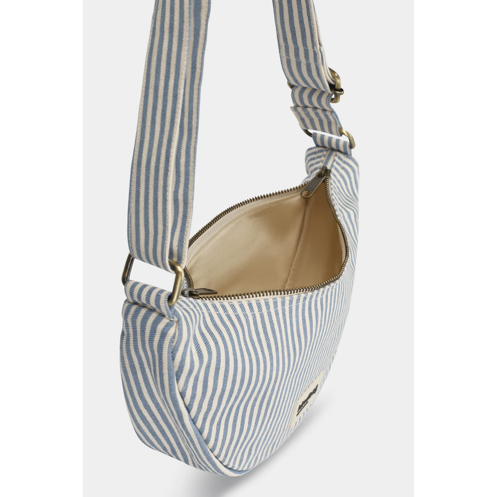 Hindbag Hindbag - sac banane Andrea - fines rayures - bleu