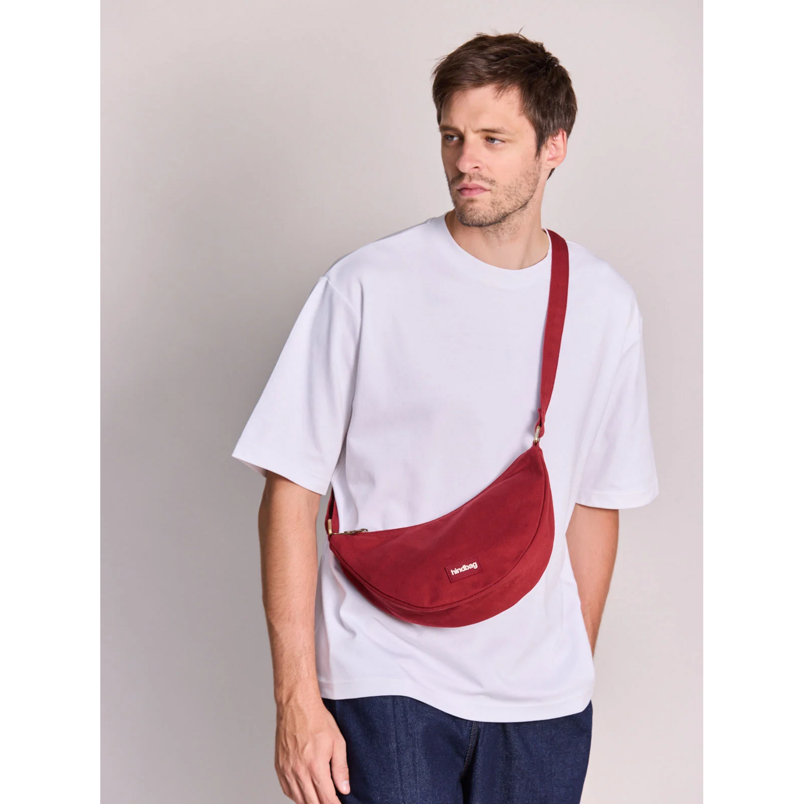 Hindbag Hindbag - sac banane Andrea - bordeaux