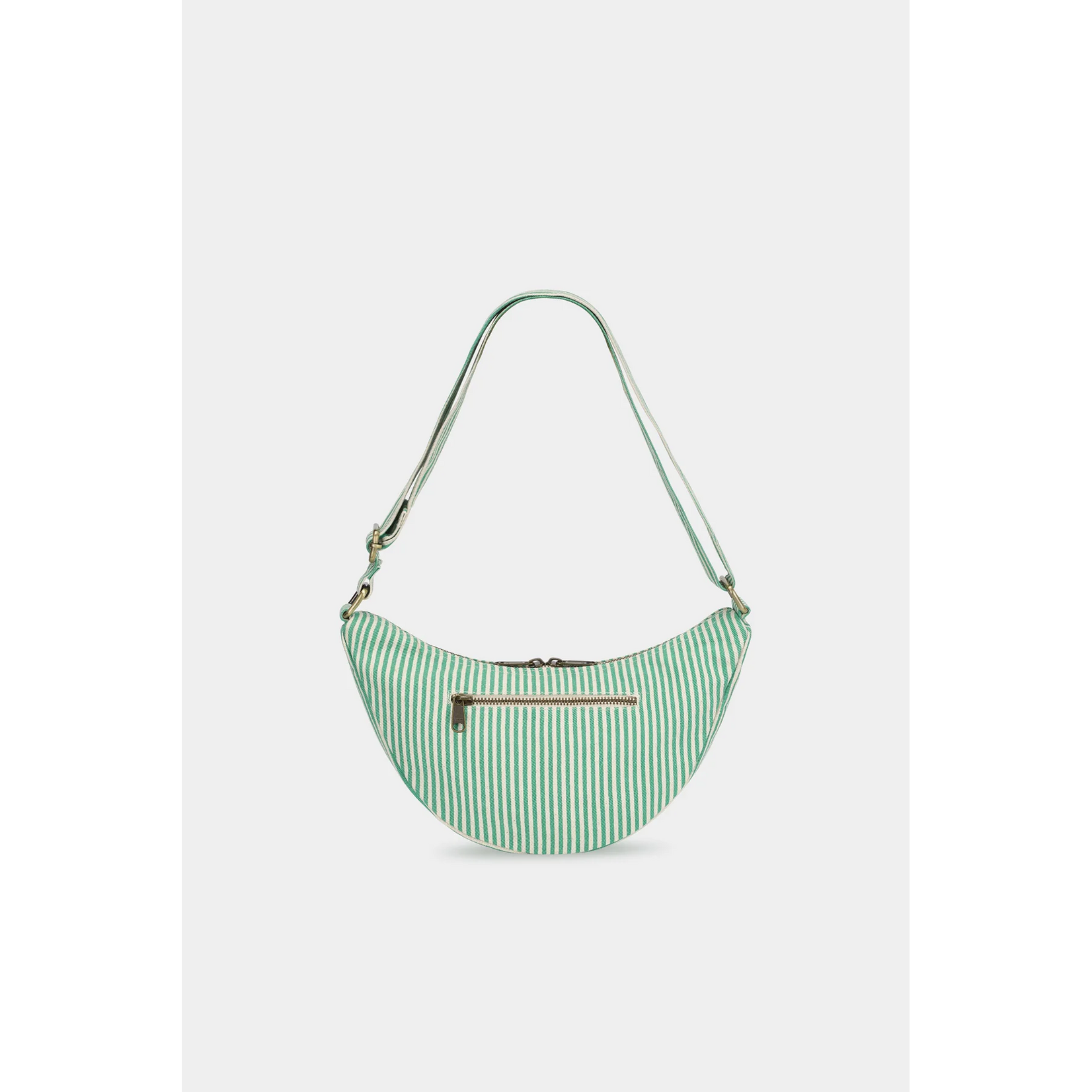 Hindbag Hindbag - sac banane Andrea - fines rayures - vert