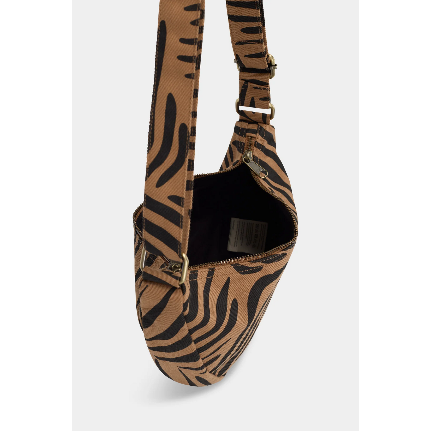 Hindbag Hindbag - sac banane Andrea - zèbre - cannelle