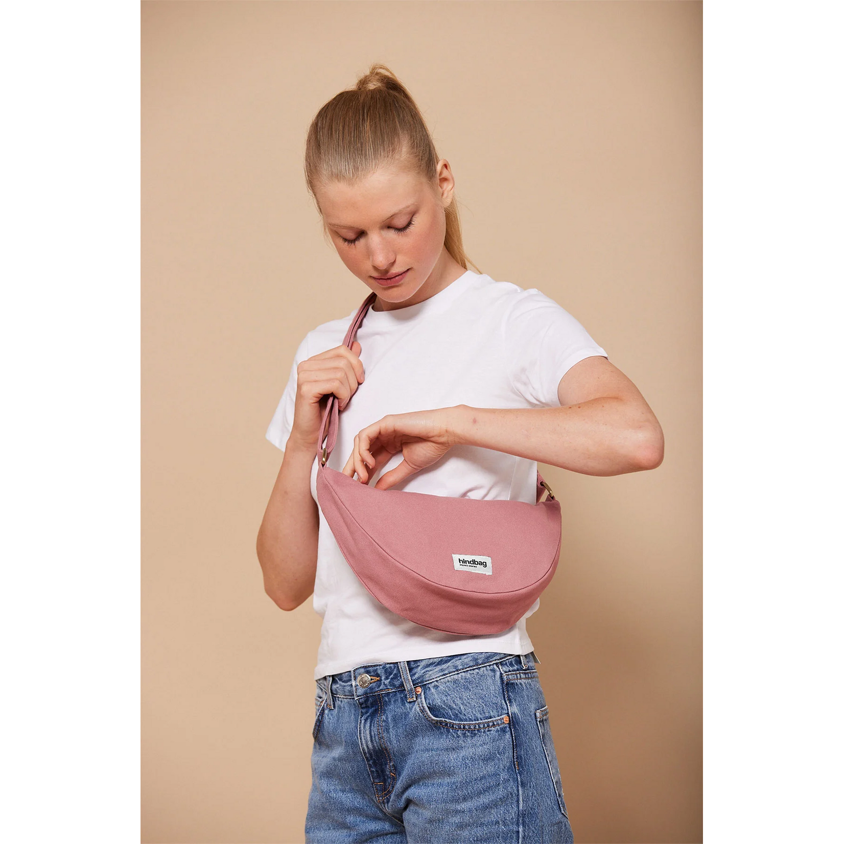 Hindbag Hindbag - sac banane Andrea - rose blush