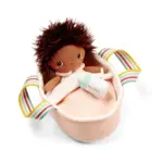 Lilliputiens Lilliputiens - poupée en tissu et son couffin - Misha - 21cm