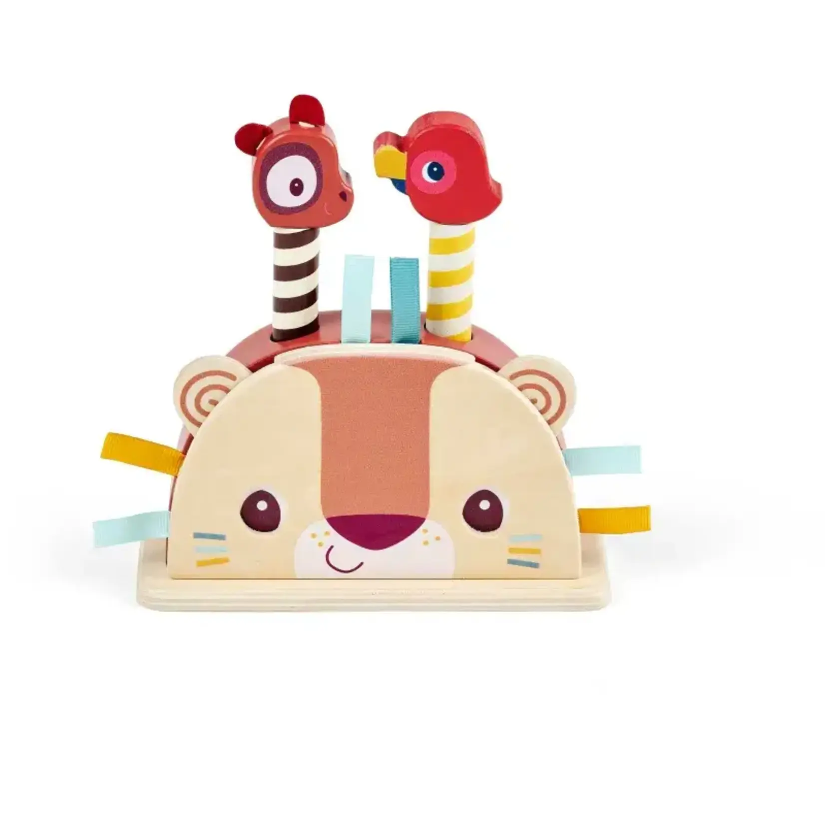 Lilliputiens Lilliputiens - pop up en bois - Jack le lion