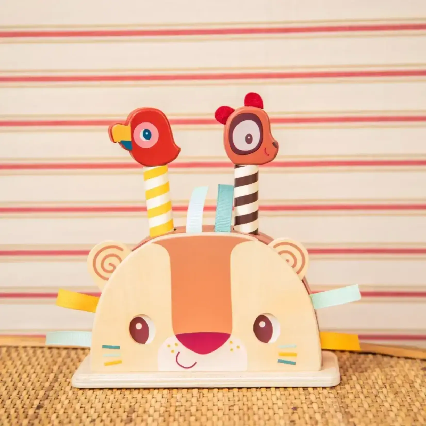 Lilliputiens Lilliputiens - pop up en bois - Jack le lion