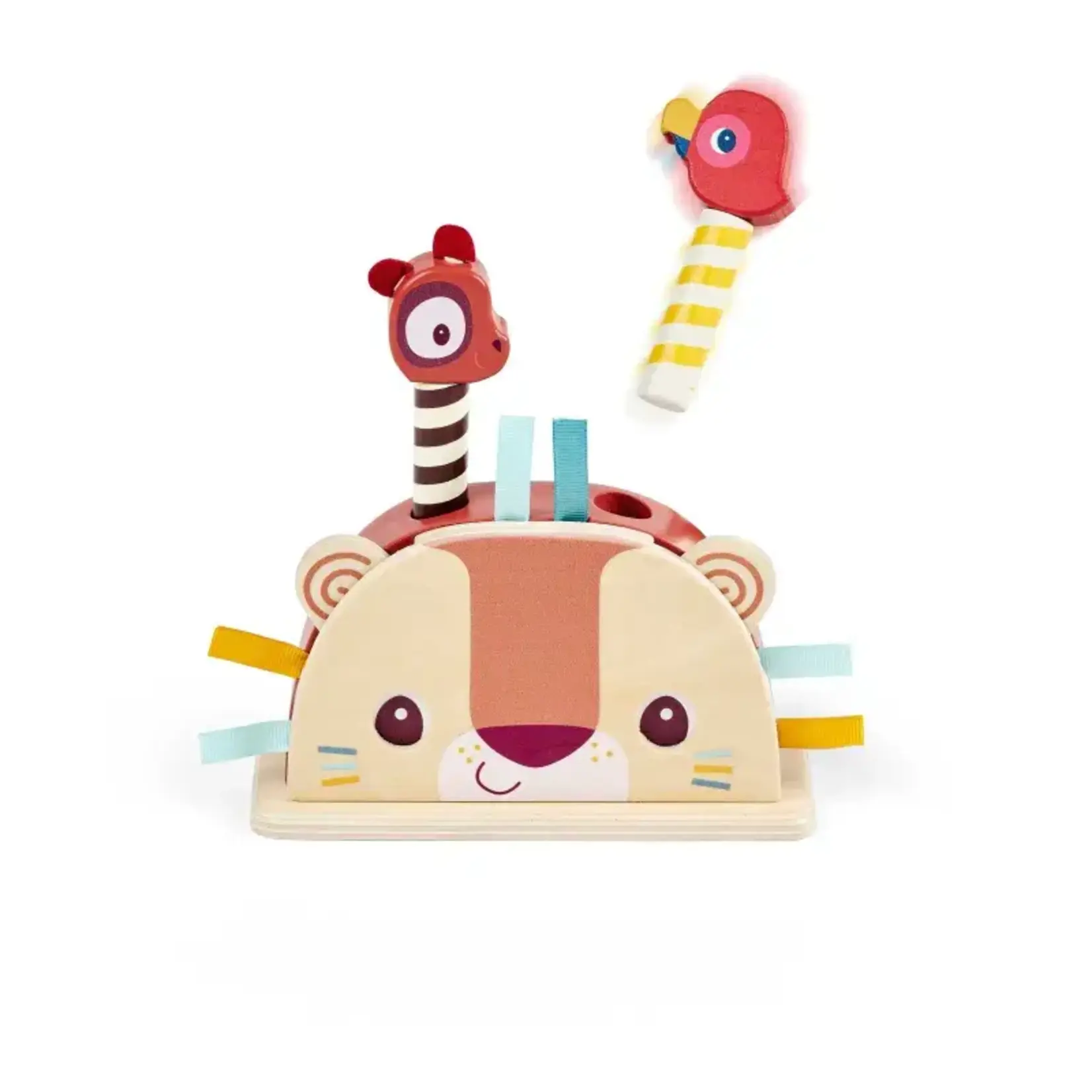 Lilliputiens Lilliputiens - pop up en bois - Jack le lion