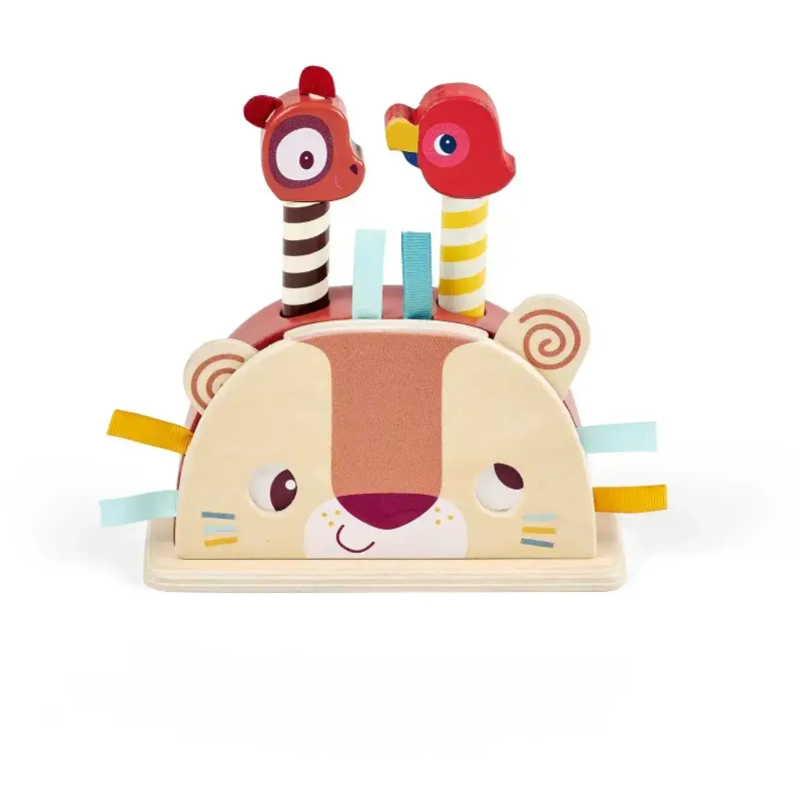 Lilliputiens Lilliputiens - pop up en bois - Jack le lion