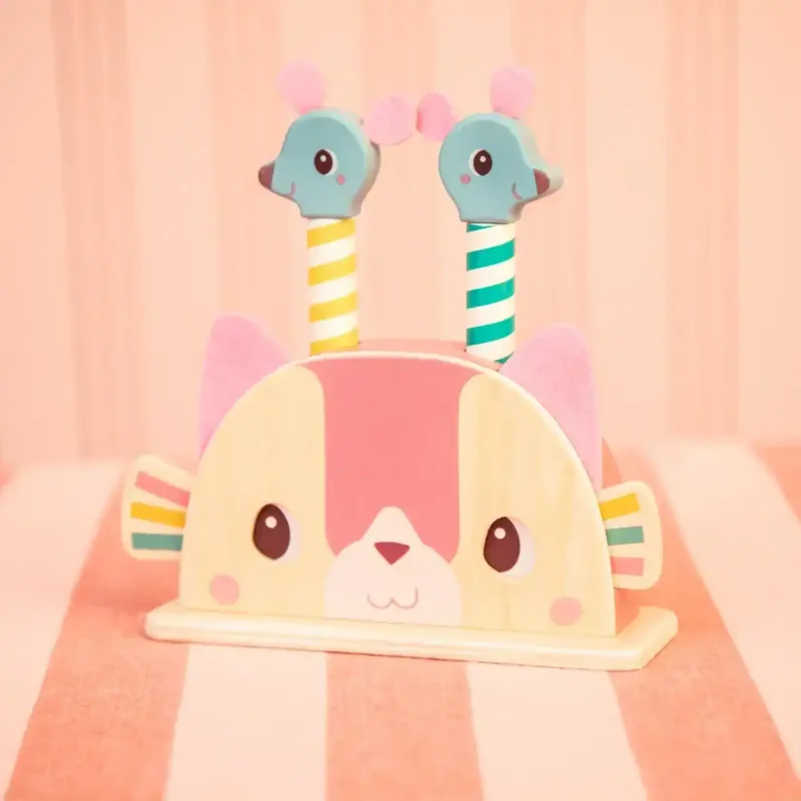 Lilliputiens Liilliputiens - pop up en bois - Jeanne le chat