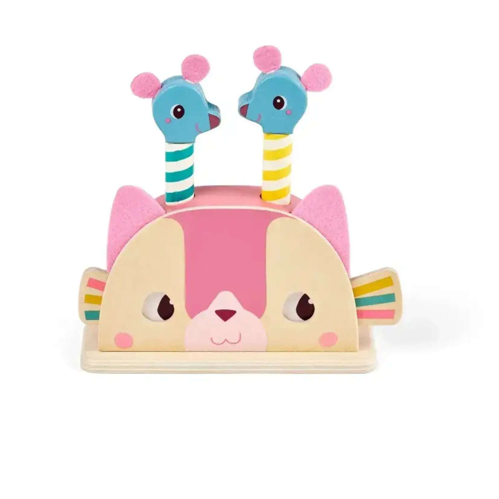 Lilliputiens Liilliputiens - pop up en bois - Jeanne le chat